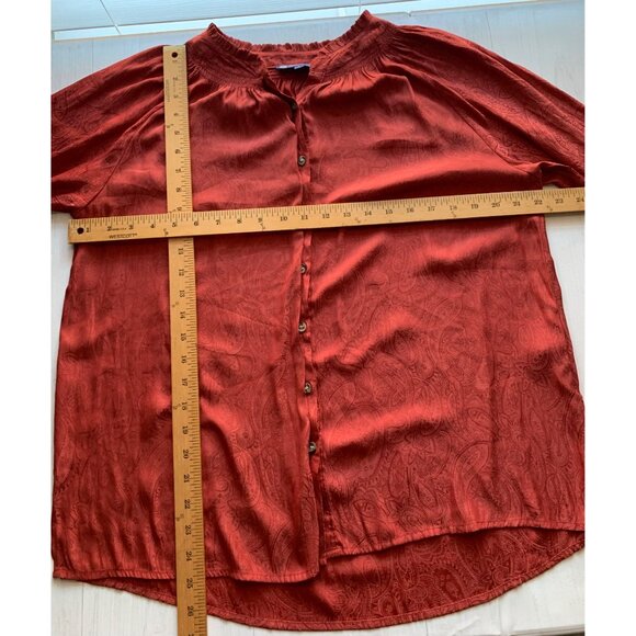 Democracy Large Tunics Lond Sleeve Blouses - Picture 7 of 7